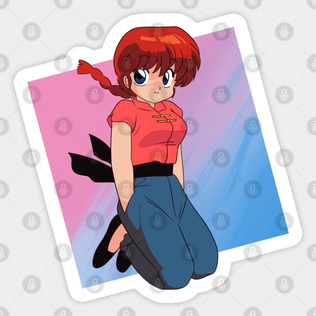 Ranma ½ Original Animation Colour Version Sticker by Yasimuf